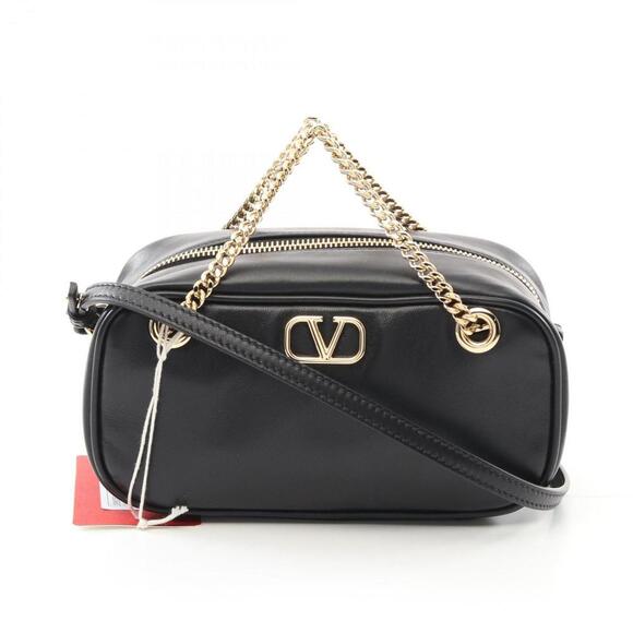 VALENTINO GARAVANI Black Leather Bag - Picture 1 of 5